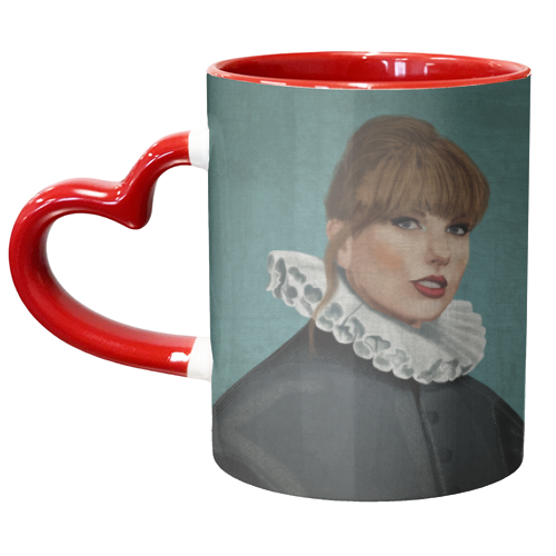 Renaissance Portrait of Taylor - unique mug by AbiGoLucky