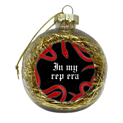 Rep era - xmas bauble by The Girl Next Draw