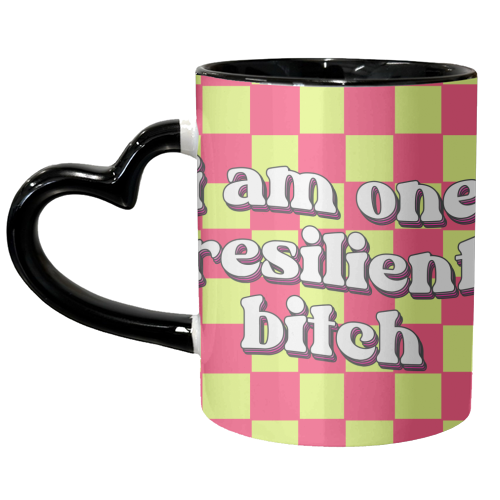 Resilient - unique mug by Pink and Pip