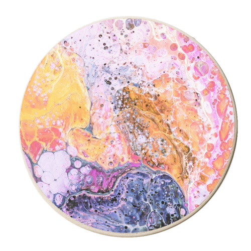 Resist - personalised beer coaster by Uma Prabhakar Gokhale