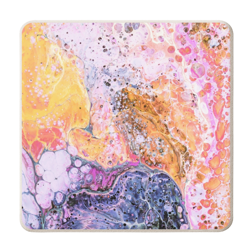 Resist - personalised beer coaster by Uma Prabhakar Gokhale