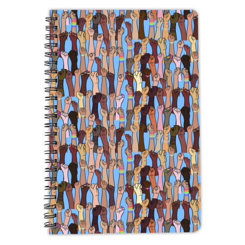 Resist - Purple - personalised A4, A5, A6 notebook by Alice Palazon