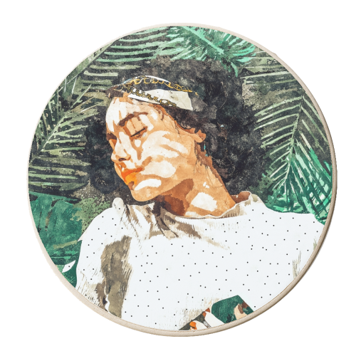 Rest - personalised beer coaster by Uma Prabhakar Gokhale