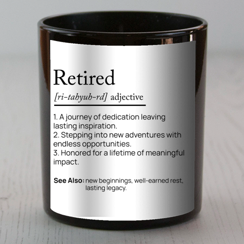 RETIRED DEFINITION - scented candle by skattia ilie