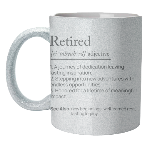 RETIRED DEFINITION - unique mug by skattia ilie