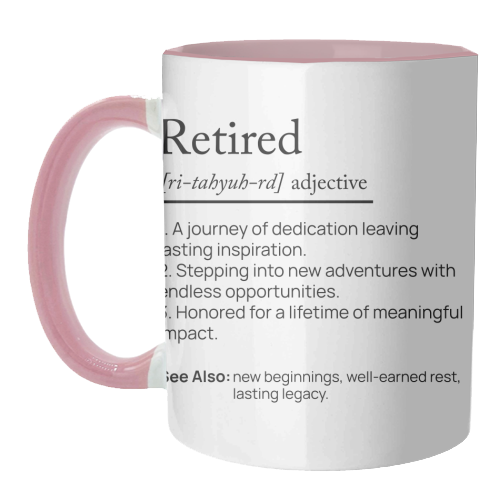 RETIRED DEFINITION - unique mug by skattia ilie