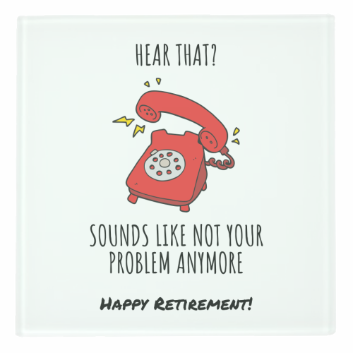 Retirement Celebration - personalised beer coaster by timsal shol