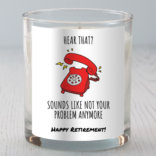 Retirement Celebration - scented candle by timsal shol