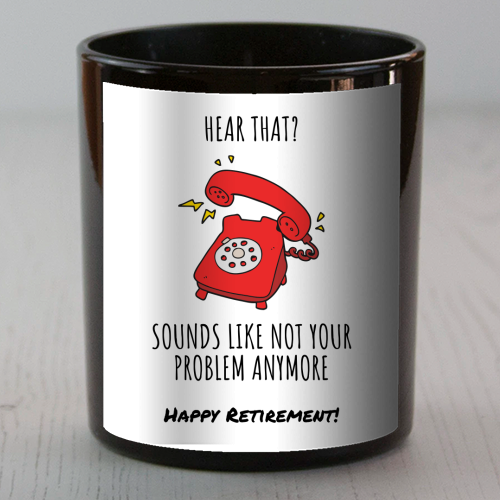 Retirement Celebration - scented candle by timsal shol