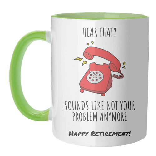 Retirement Celebration - unique mug by timsal shol