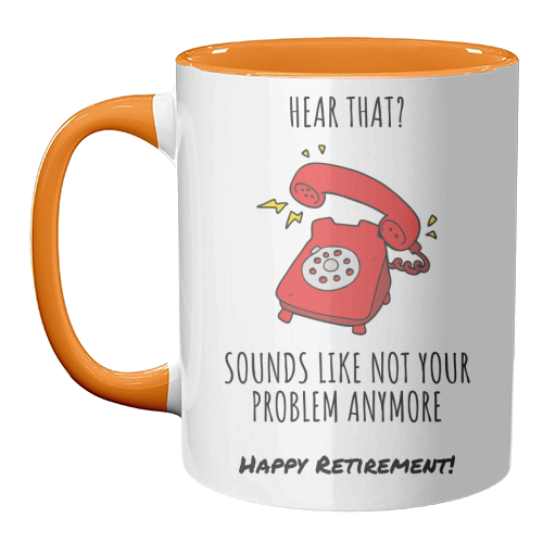 Retirement Celebration - unique mug by timsal shol