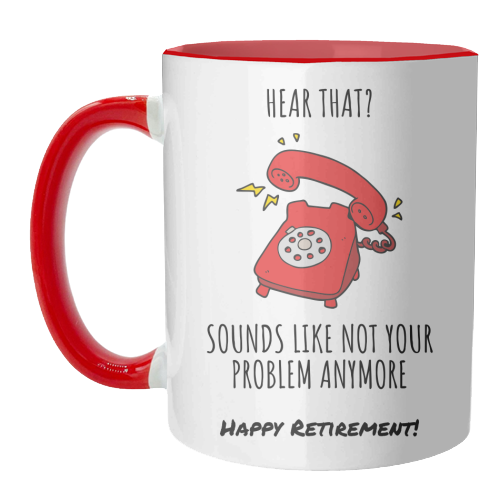 Retirement Celebration - unique mug by timsal shol