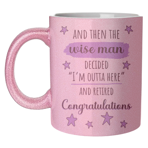 Retirement - Funny & Congratulations for Men, Colleague - unique mug by timsal shol