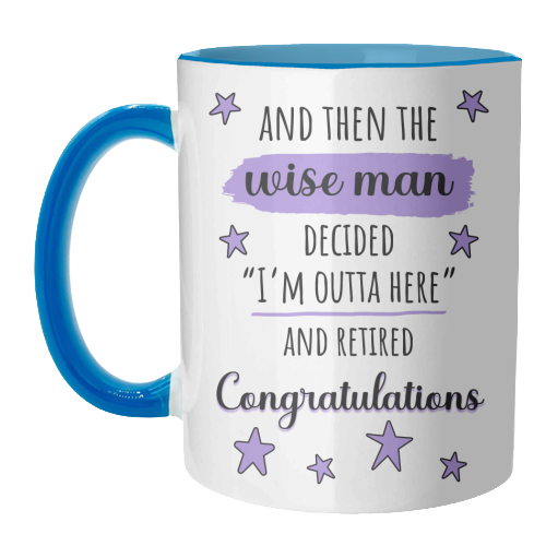 Retirement - Funny & Congratulations for Men, Colleague - unique mug by timsal shol