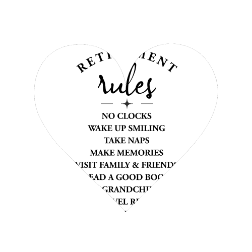 Retirement Rules – Embrace the Joy of a New Chapter - Magnet by skattia ilie