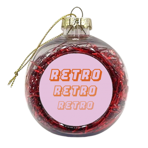 Retro - xmas bauble by Laura Lonsdale
