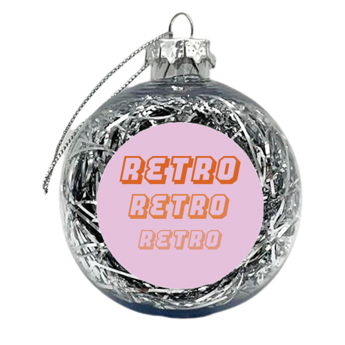 Retro - xmas bauble by Laura Lonsdale