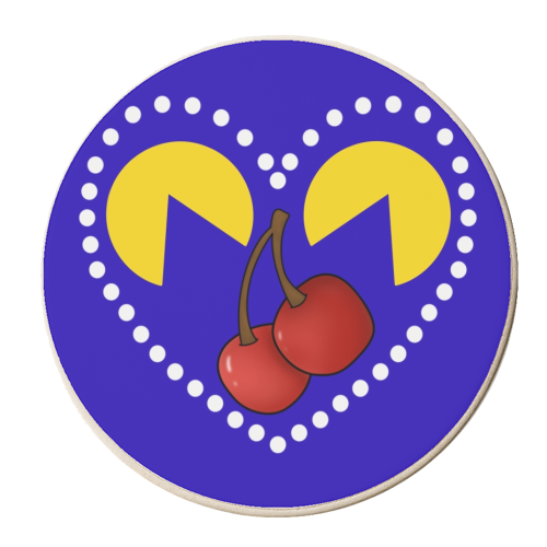 Retro Gaming - personalised beer coaster by Kim Doodle