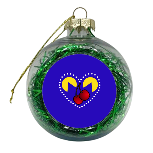 Retro Gaming - xmas bauble by Kim Doodle