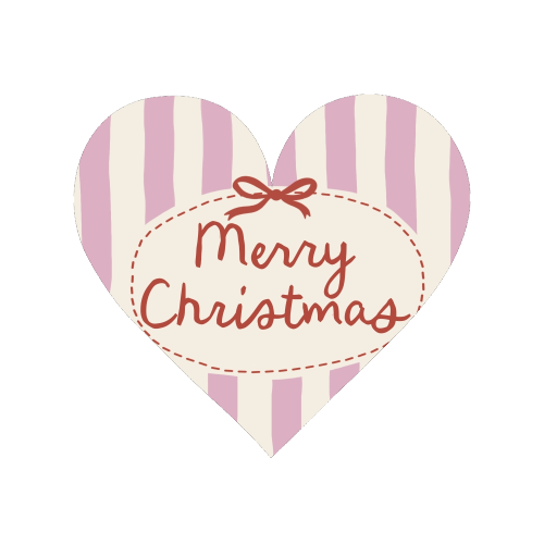 Retro Merry Christmas stripes - Magnet by Giddy Kipper