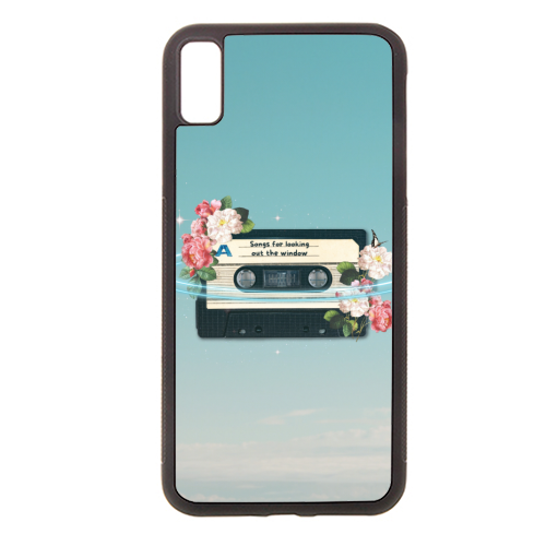 Retro Mixtape Floral Art - stylish phone case by OhMC! Designs