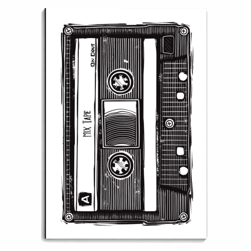 Retro Mixtape - personalised A4, A5, A6 notebook by Adam Regester