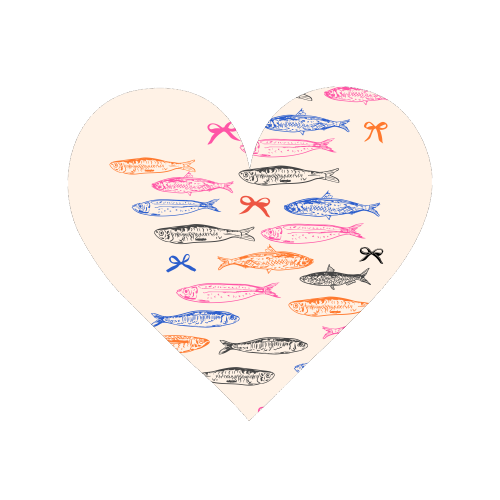 Retro Pastel Sardines Coquette - Magnet by EZbie