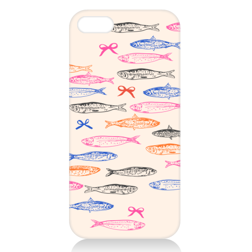 Retro Pastel Sardines Coquette - unique phone case by EZbie