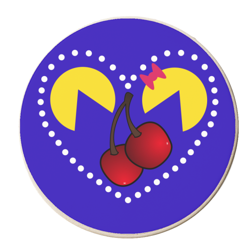 Retro Romance - personalised beer coaster by Kim Doodle