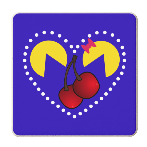 Retro Romance - personalised beer coaster by Kim Doodle