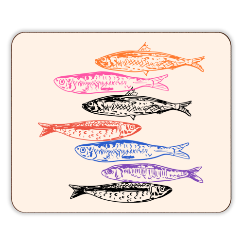 Retro Sardines - designer placemat by EZbie