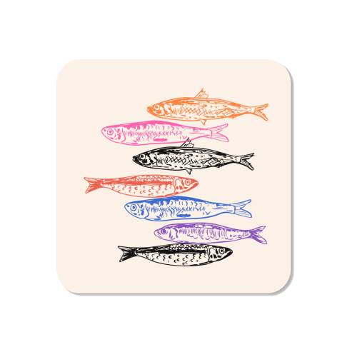 Retro Sardines - Magnet by EZbie