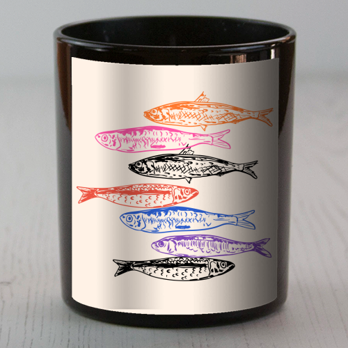 Retro Sardines - scented candle by EZbie