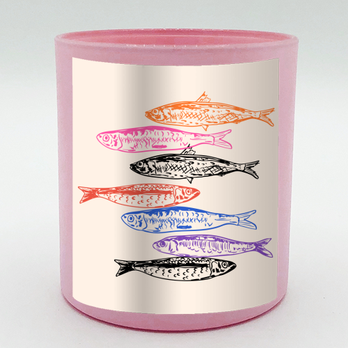 Retro Sardines - scented candle by EZbie