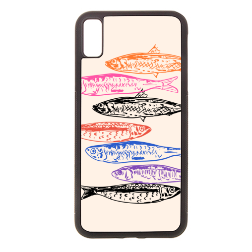 Retro Sardines - stylish phone case by EZbie