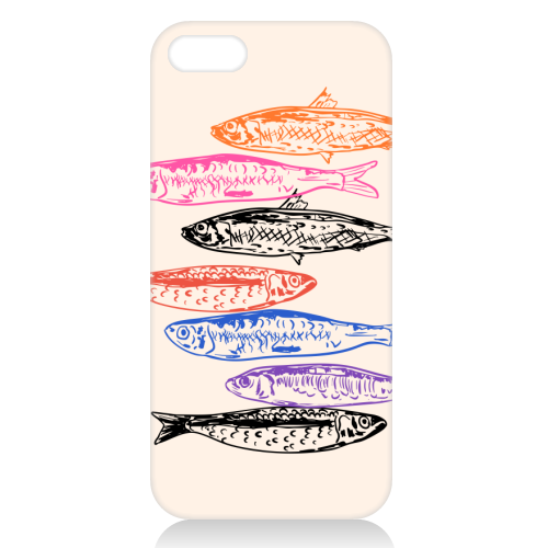 Retro Sardines - unique phone case by EZbie