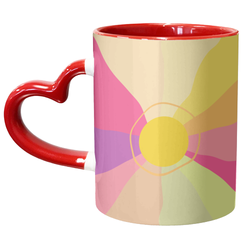 Retro Sunrise Glam #1 #wall #art - unique mug by Anita Bella Jantz