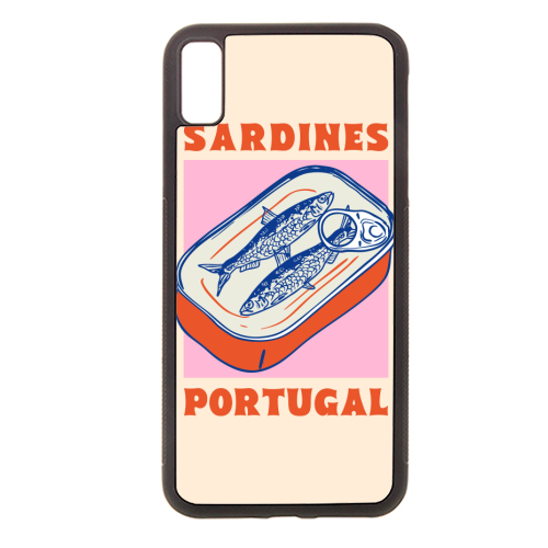 Retro Tin Can Sardines – Portugal Food Art - stylish phone case by EZbie