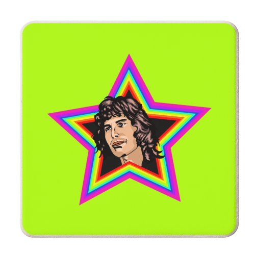 Rhapsody In Green - personalised beer coaster by Wallace Elizabeth