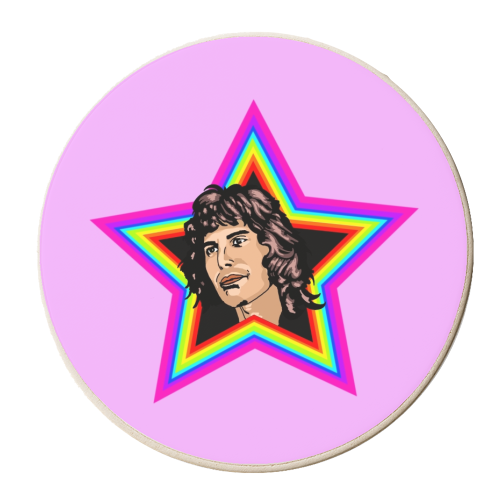 Rhapsody In Lilac - personalised beer coaster by Wallace Elizabeth