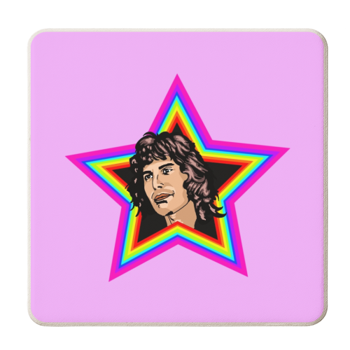 Rhapsody In Lilac - personalised beer coaster by Wallace Elizabeth