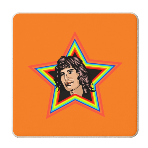 Rhapsody In Orange - personalised beer coaster by Wallace Elizabeth