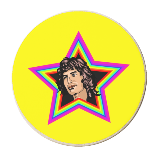 Rhapsody In Yellow - personalised beer coaster by Wallace Elizabeth