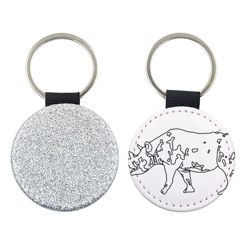Rhino - keyring by Masato Jones