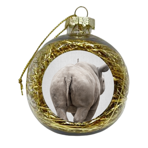 Rhino Tail - xmas bauble by Gal Design