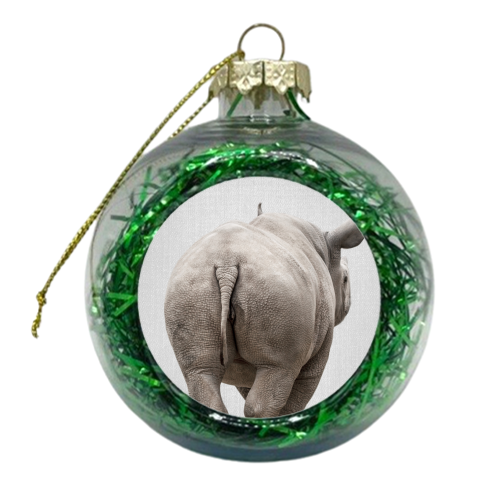 Rhino Tail - xmas bauble by Gal Design