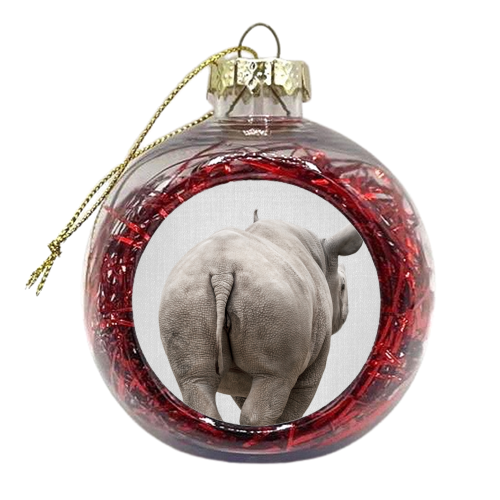 Rhino Tail - xmas bauble by Gal Design