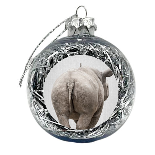 Rhino Tail - xmas bauble by Gal Design