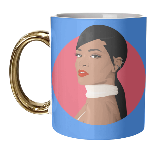 Rihanna - unique mug by Pink and Pip