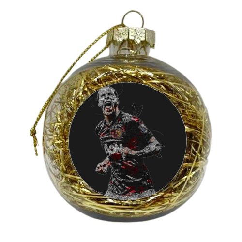 Rio Ferdinand - xmas bauble by Master Anubis